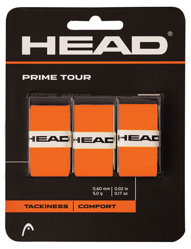 Head Prime Tour Overgrips - Red - tennis overgrip - Australia & NZ
