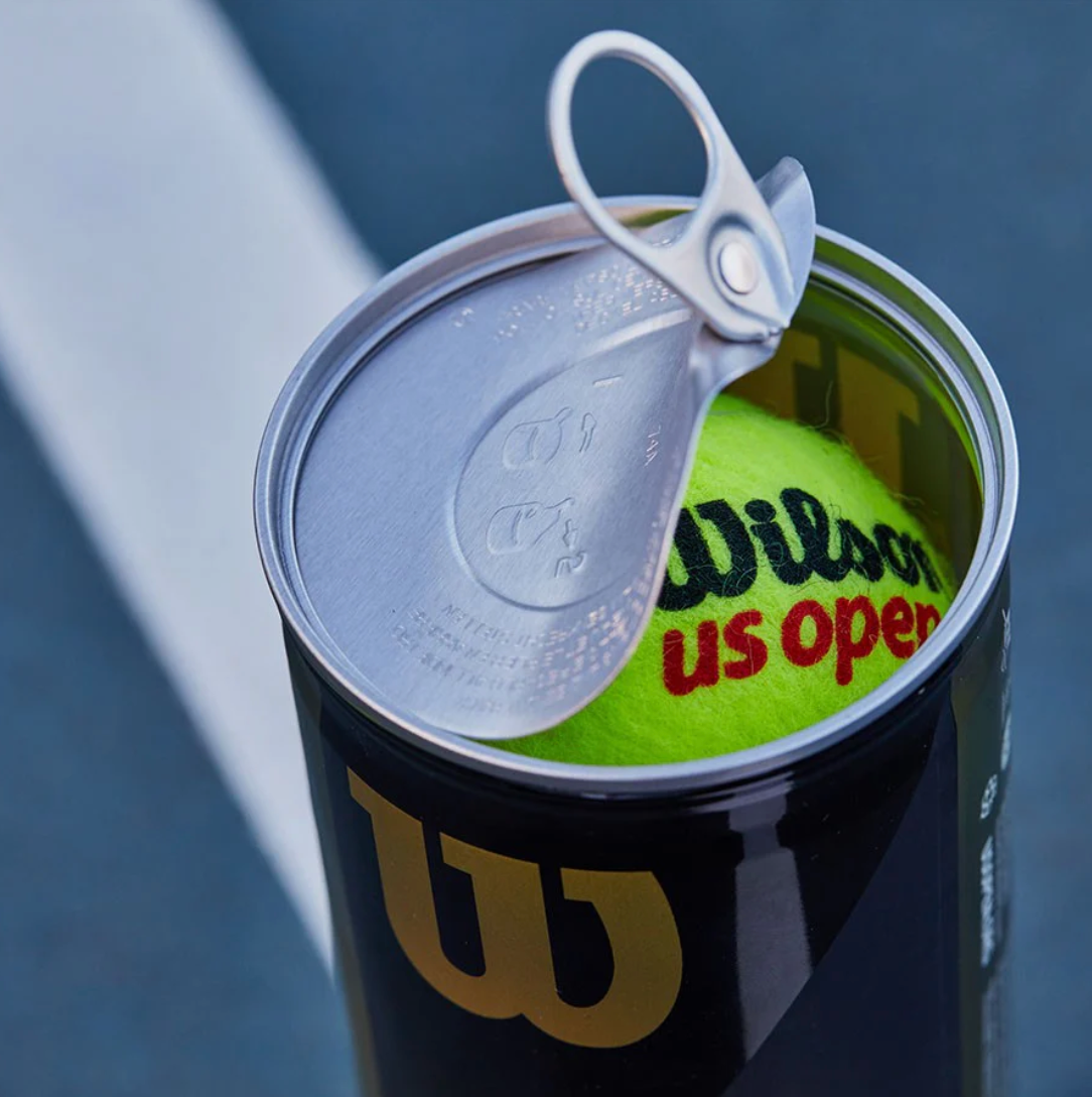 Wilson US Open Tennis Balls - 3 Ball Can