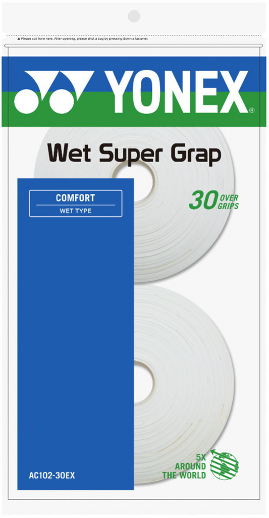 Yonex Wet Super Grap Overgrip - 30 Grips Pack