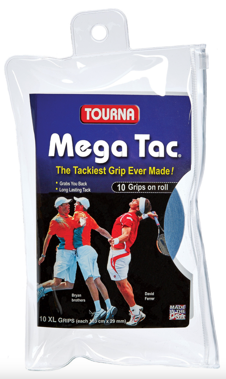 Tourna Mega Tac XL Overgrip 10 Pack