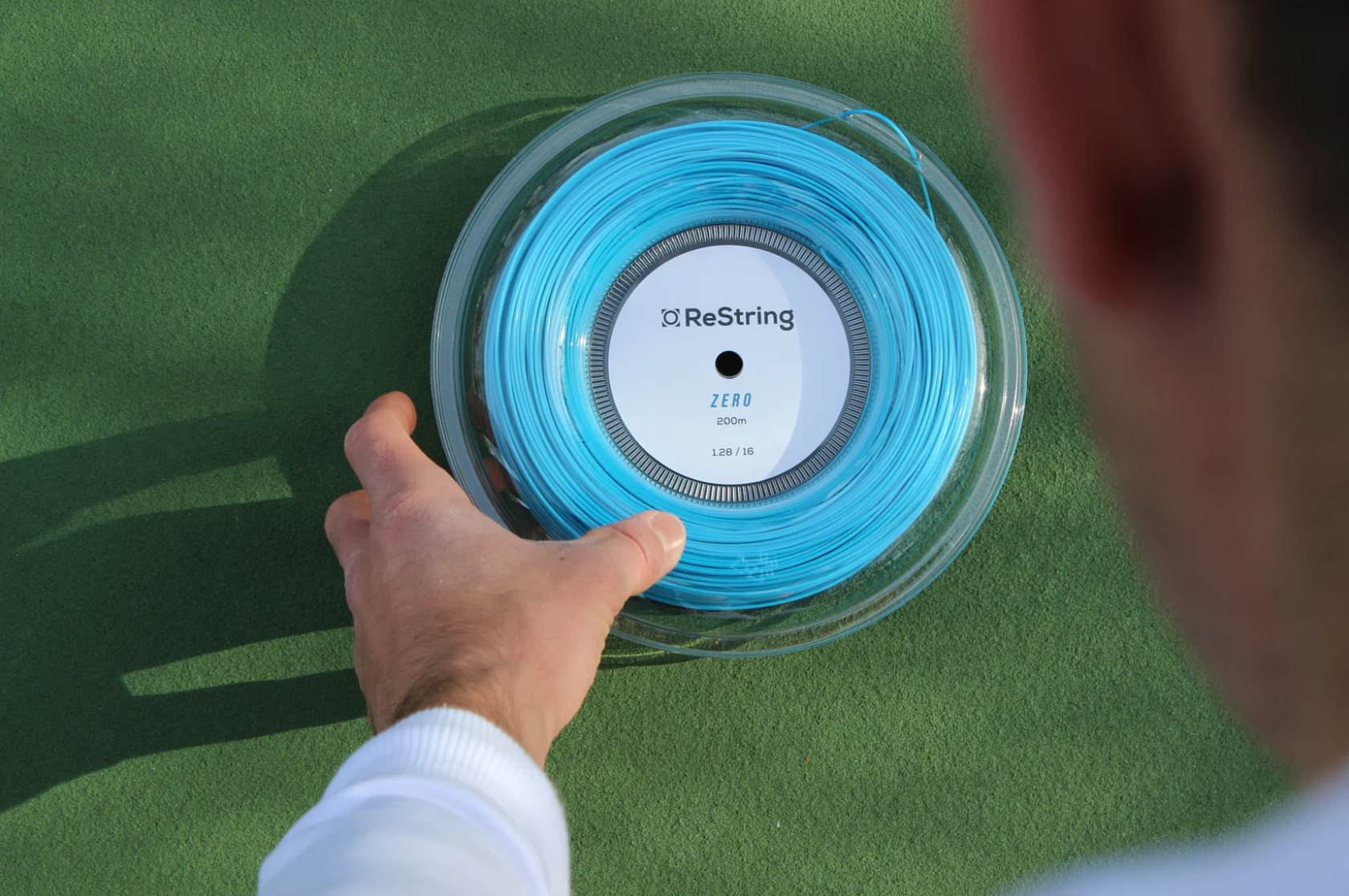 Restring Zero Reel in blue tennis strings with good snapback suitable for tennis players similar to solinco hyper g and babolat rpm blast. Available to buy in Australia and New Zealand via The Tennis Store