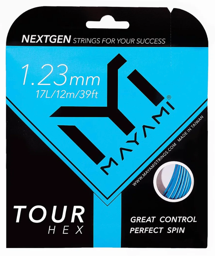 Tennis Strings by Mayami Tour Hex - The Tennis Store
