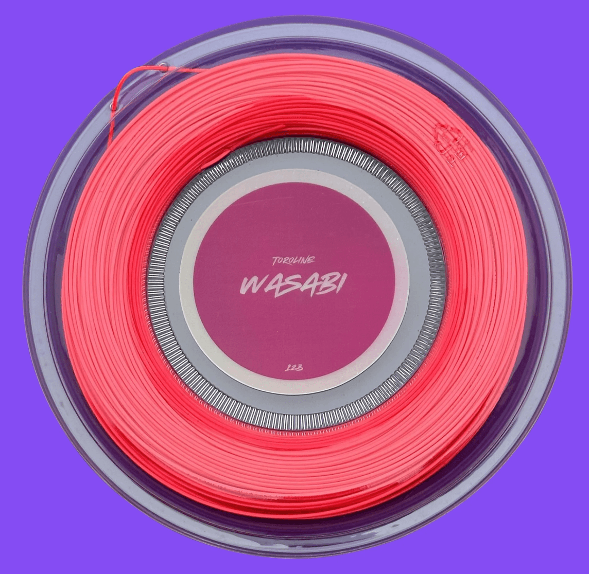 Pink Toroline Wasabi Reel tennis strings with good performance suitable for all tennis players in their tennis racquet. these are good tennis strings and available to purchase and buy in Australia and New Zealand via The Tennis Store