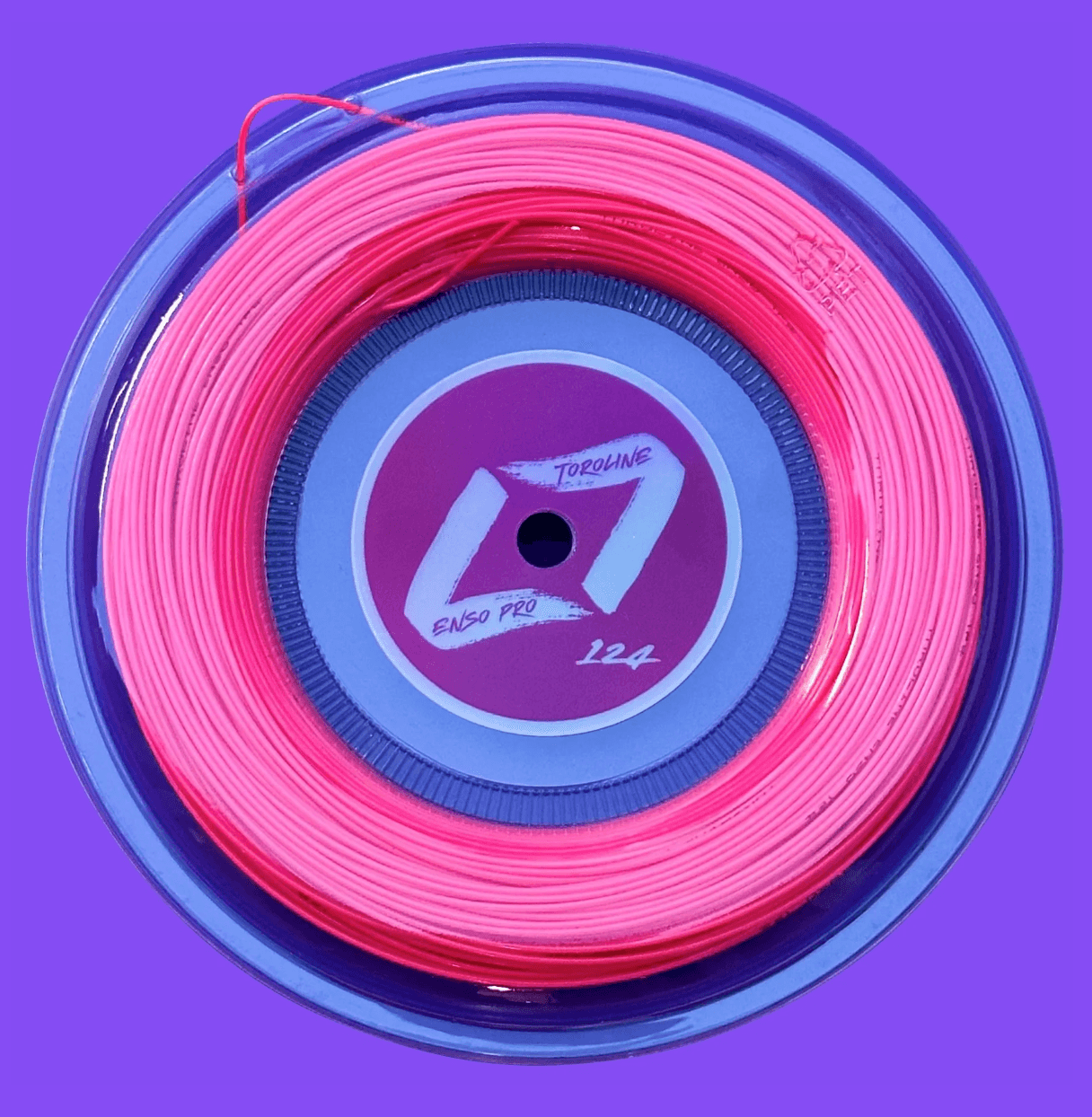 Pink Toroline Enso Pro Reel tennis strings with good performance suitable for all tennis players in their tennis racquet. these are good tennis strings and available to purchase and buy in Australia and New Zealand via The Tennis Store