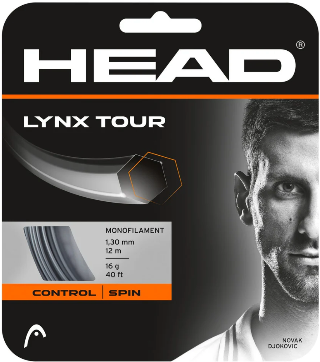 head lynx tour tennis string set in silver