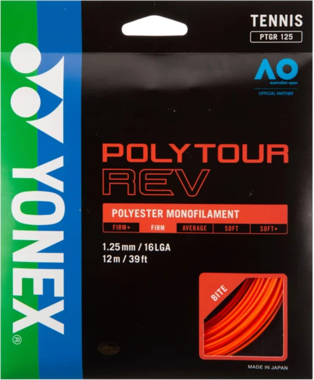 yonex poly tour rev in orange