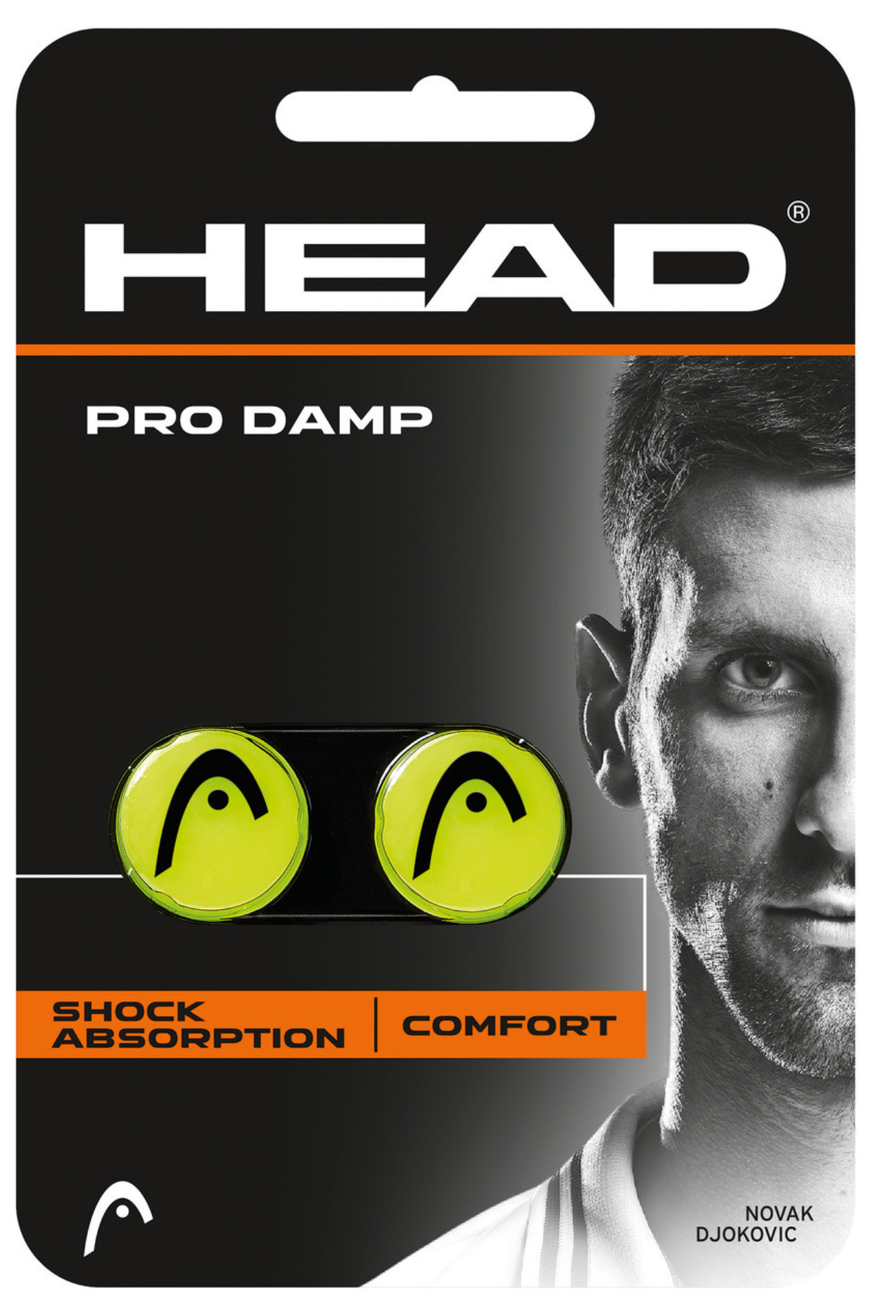 head pro damp vibration dampener in yellow