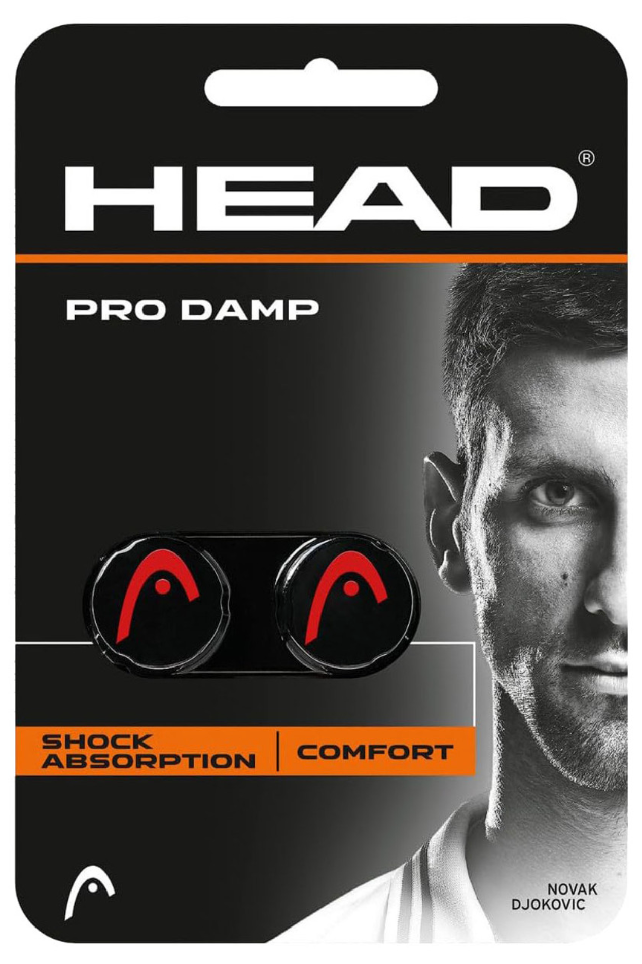 head pro damp vibration dampener in black