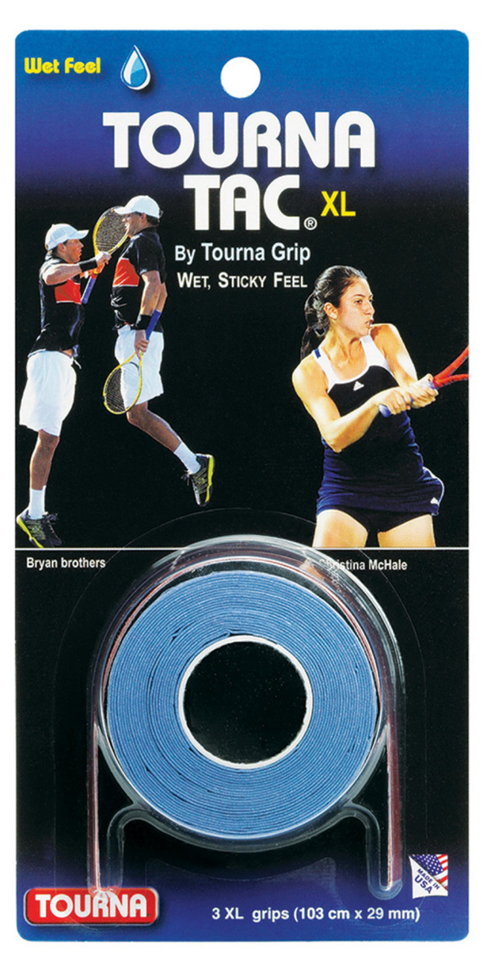 tourna tac xl overgrip in blue