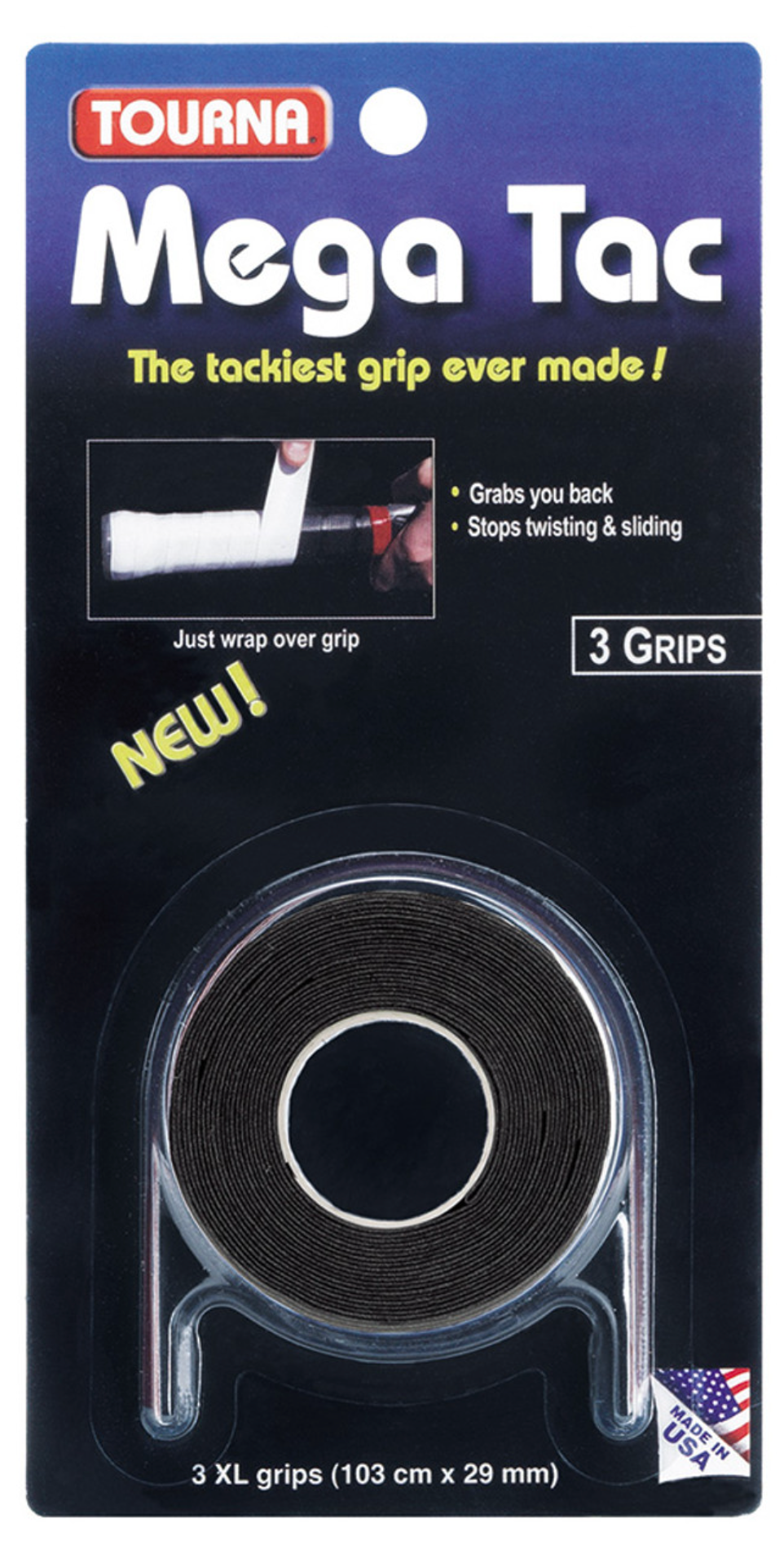 Tourna Mega Tac XL - Red - tennis string set - Australia & NZ
