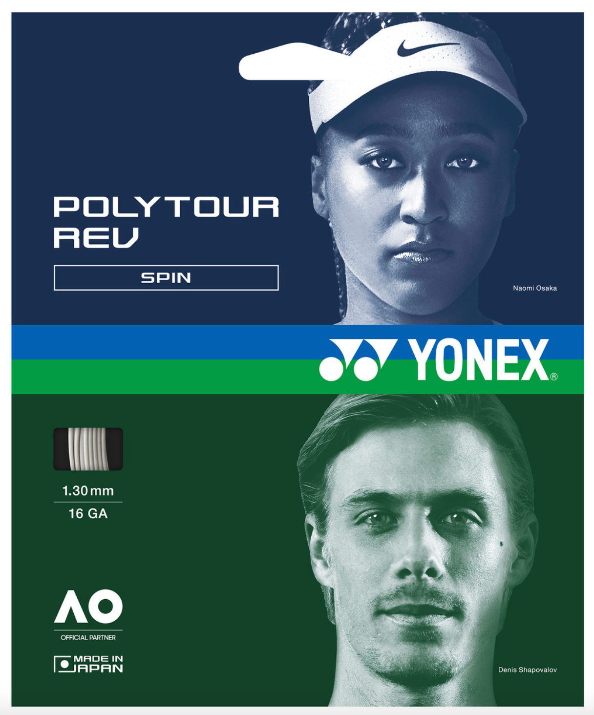 Yonex Poly Tour Rev - Single Set