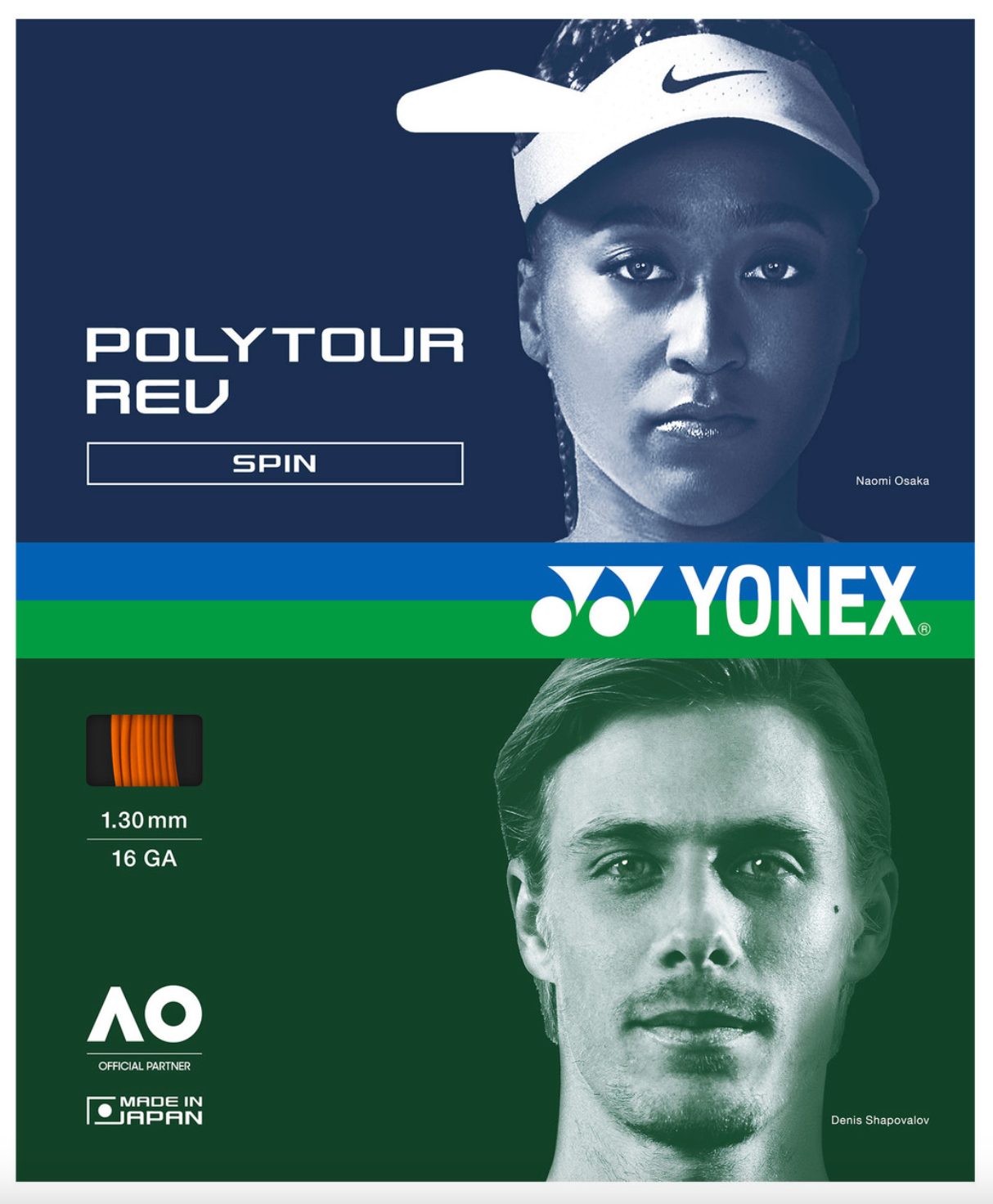 Yonex Poly Tour Rev - Single Set