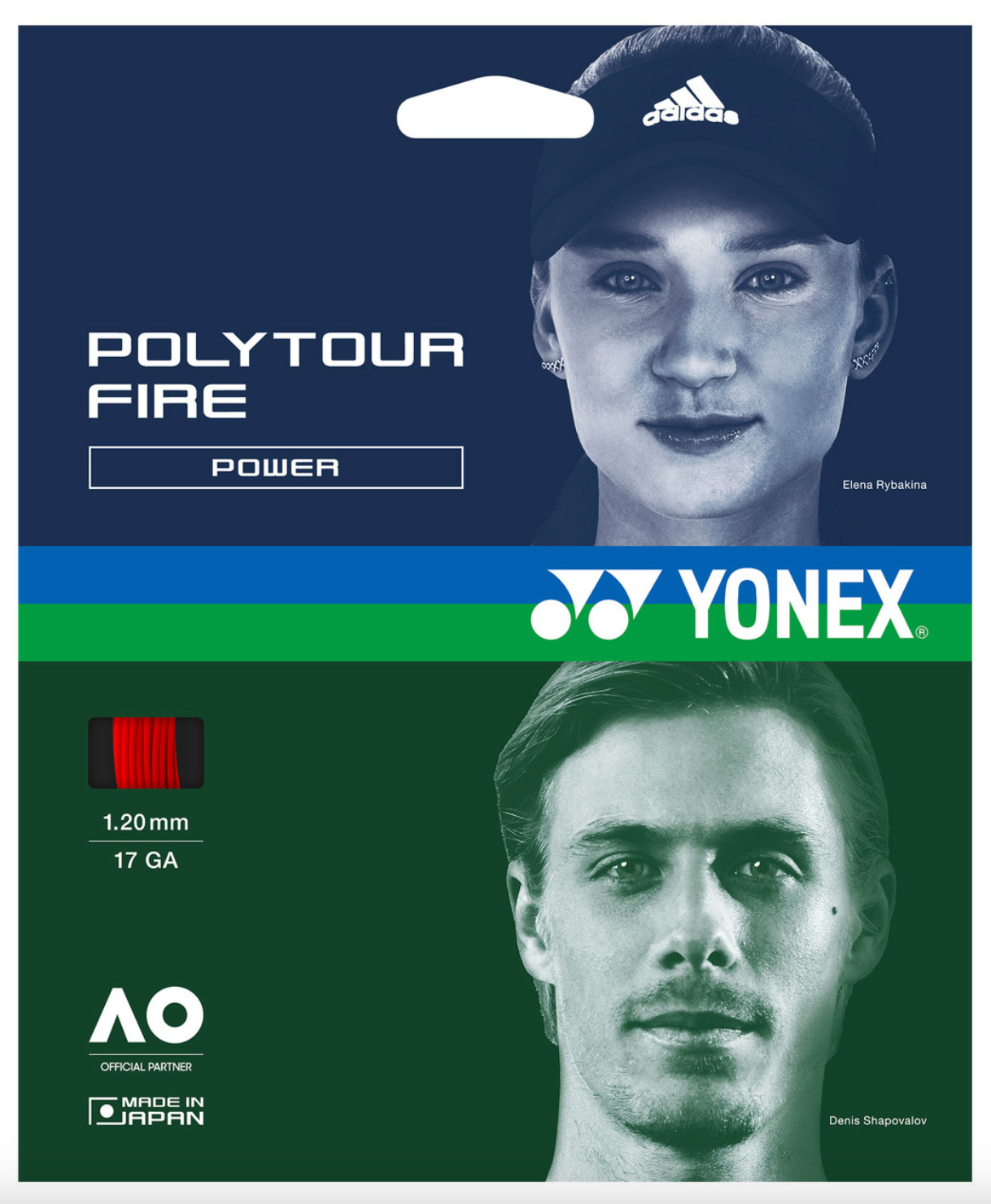 Yonex Poly Tour Fire - Single Set