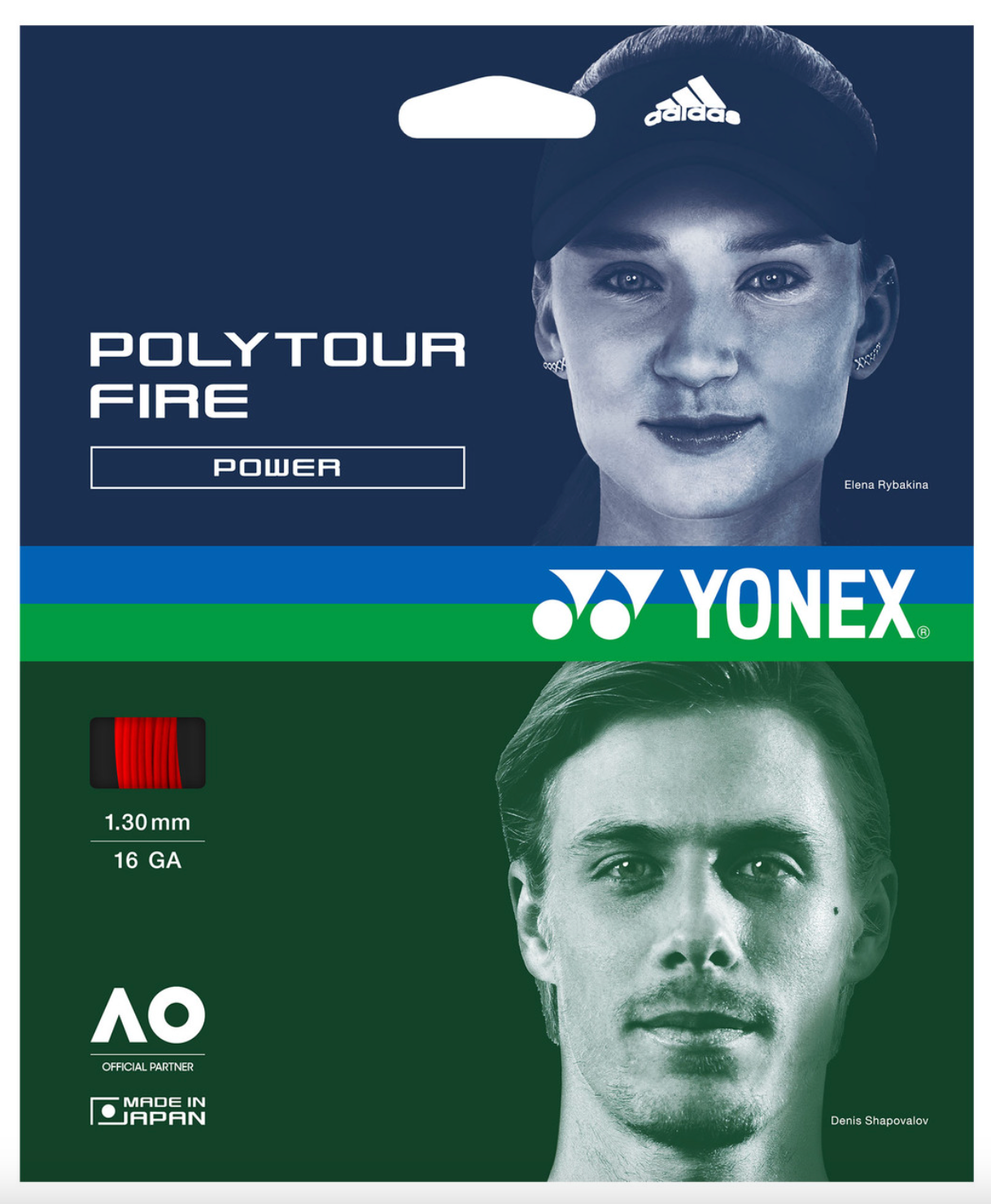 Yonex Poly Tour Fire - Single Set