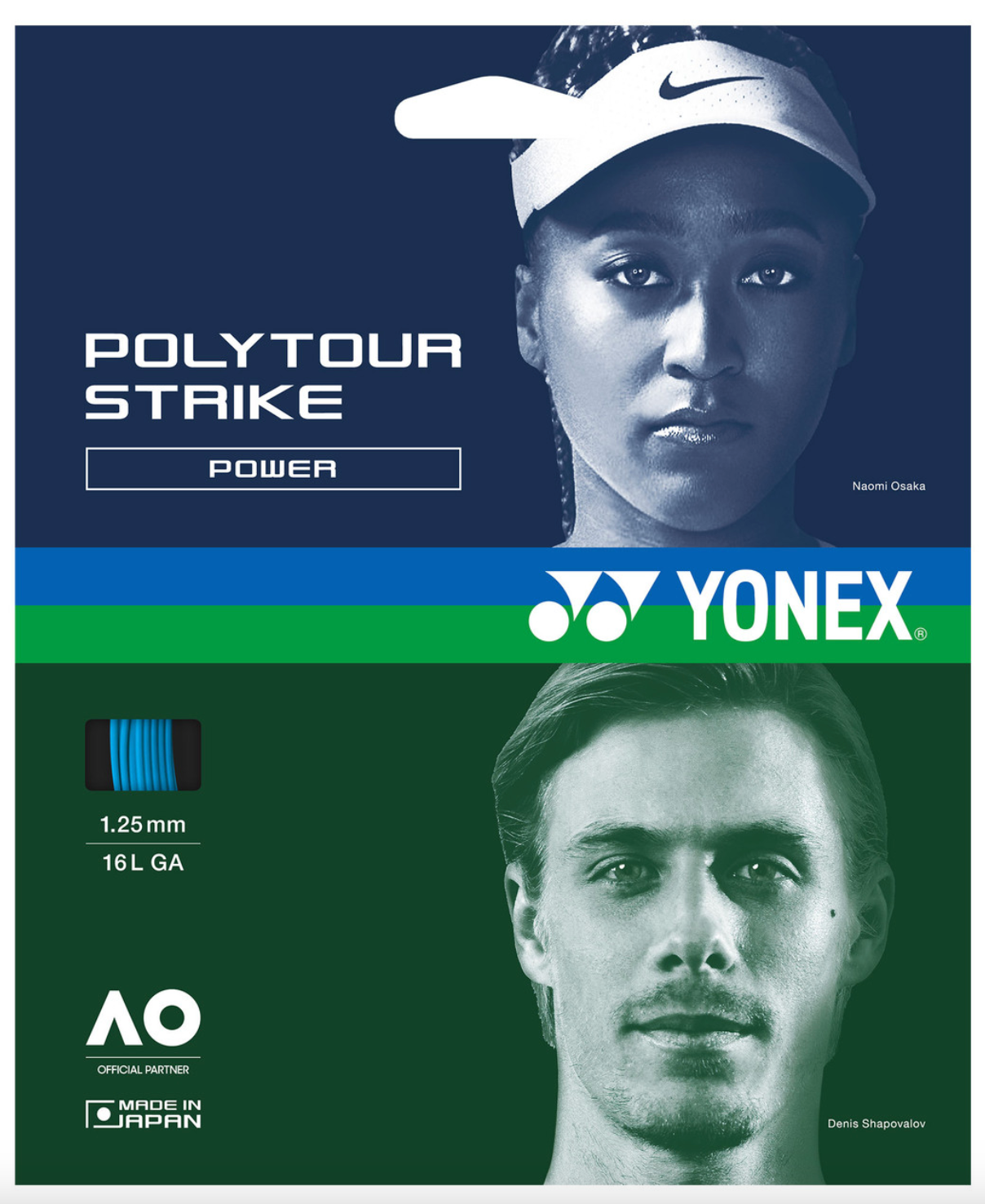 Yonex Poly Tour Strike - Single Set