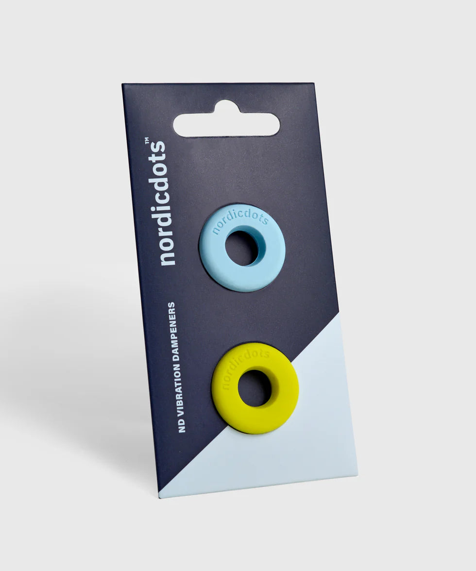 Nordicdots ND Vibration Dampeners - Sky Blue / Neon Yellow