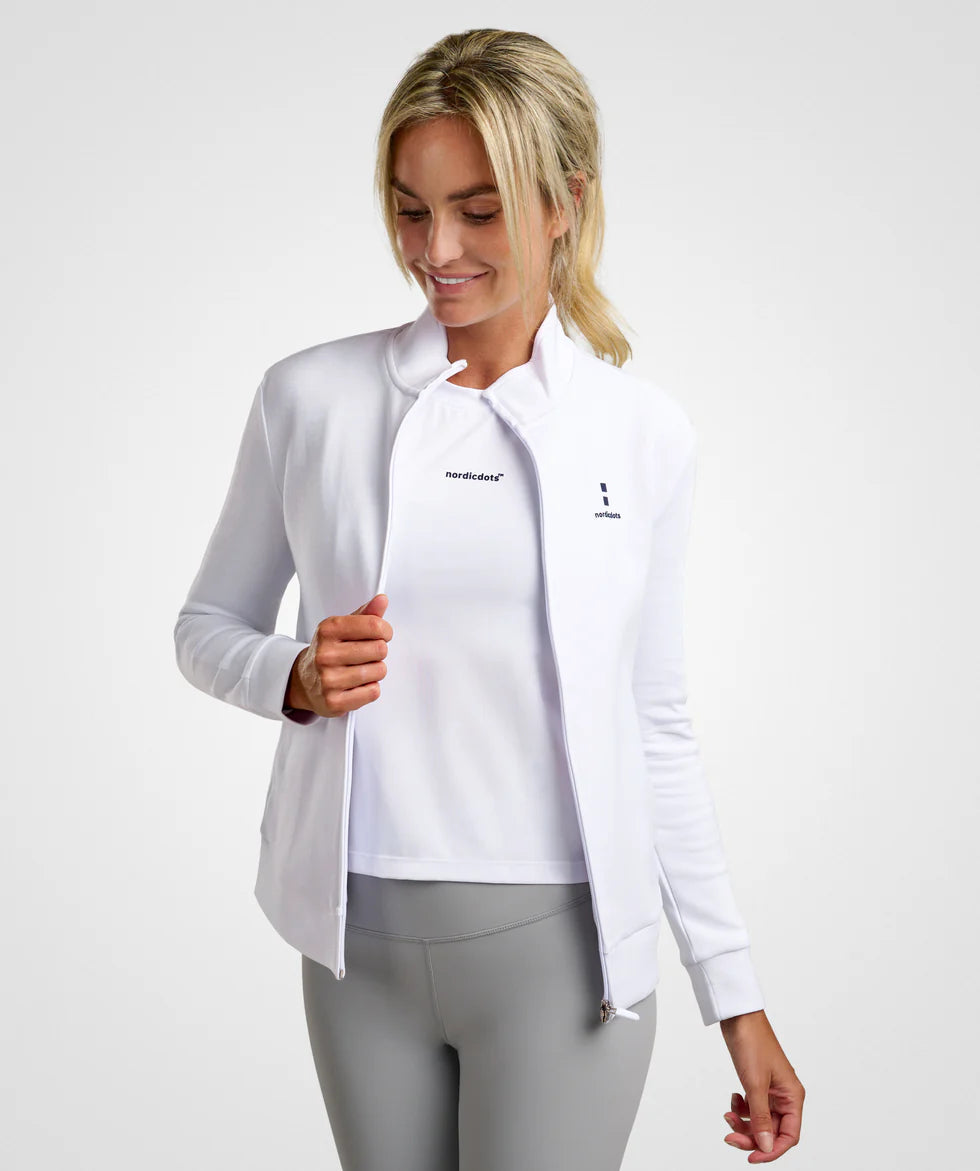 Nordicdots Off Court Jacket White